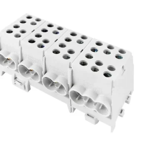 POLLMANN 2080438 Svorkovnice rozbočovací HLAK 35-4/10 GR-S, 125A, 4pól., AL/CU, IP20, 4xŠ, na DIN Sleva