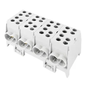 Aktuální POLLMANN 2080431 Svorkovnice rozbočovací HLAK 35-4/8 GR-S, 125A, 4pól., AL/CU, IP20, 4xŠ, na DIN