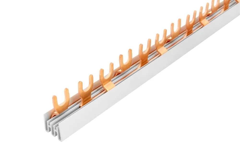 POLLMANN 2413305 Propojovací lišta G-3L-1000/10C SO, vidlička, 3pól., 63A, rozteč 17,8mm Doprava Zdarma