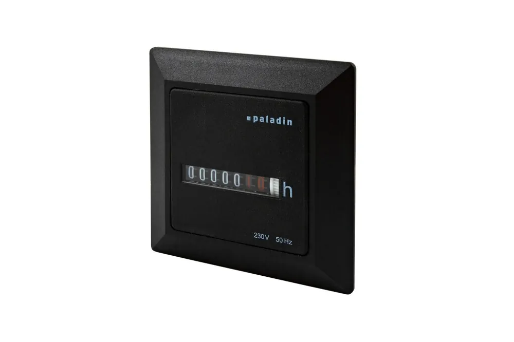 Trendový PALADIN 311230 Počítadlo provozních hodin BW 40.38, 230V, 50Hz, černé, do PANELU