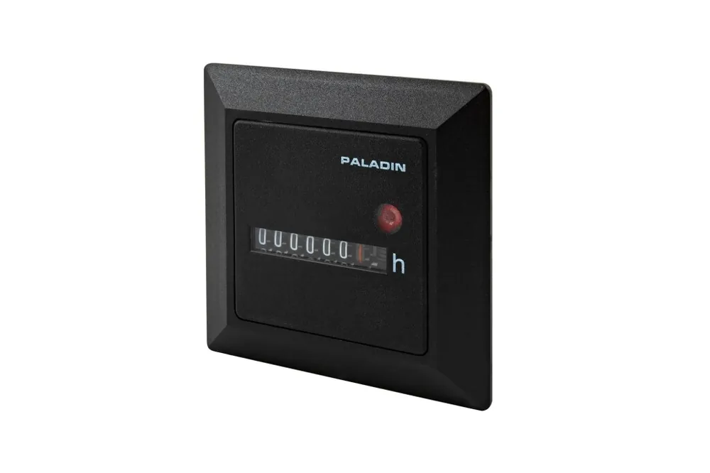 Zlevněný PALADIN 312130 Počítadlo provozních hodin BG 40.37, 12-48V DC, černé, do PANELU