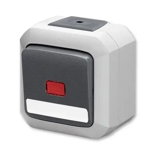 ABB 3559N-C02512 S Spínač dvojpólový se sig.dout. s popis. pol., ř. 2S, IP54, bezšroub.; š Časově Omezené