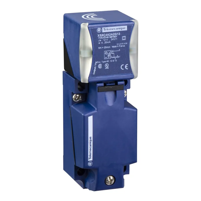 Dokud Zásoby Vydrží TELEMECANIQUE XS9C4A2A2G13 Indukční čidlo, 12..24VDC, analogové výstupy XS9 40x40x117 PBT