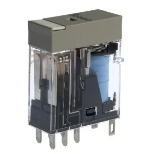 OMRON G2R-2-S DC48(S) Relay, plug-in, DPDT, 5 A, mechanical indicator, 48 VDC Ihned K Objednání