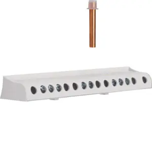 Přímo Od Výrobce HAGER KJ15NB Přídavná nulová svorkovnice 125A - 15 x přípojný bod