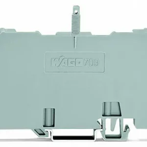 WAGO 709-167 Držák krycího profilu typu 1,vč.upevňovacích a poj.šroubů a rýh.matice,šedá Jen Po Omezenou Doba