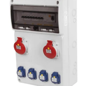 Cenový Hit FAMATEL v640-6kA ZSF40200000.1 /3952 Zásuvková skříň IP44 jištěná s chráničem 40/4/003 - přístroje Eaton