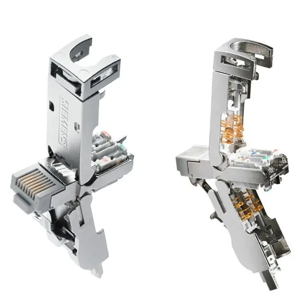 SIEMENS 6GK1901-1BB12-2AA0 E FC RJ45 PLUG 180 4X2, RJ45 PLUG CONNECTOR; CAT6A; (10/100/100 Vrácení Zdarma