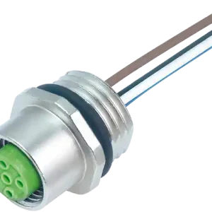 MURR 7000-17182-9730100 M12 F panelová průchodka, 8pin, přední montáž, 1m Profesionální