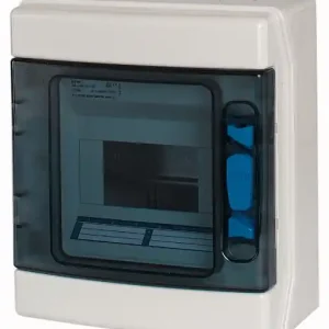 Jen Po Omezenou Doba EATON 174188 IKA-1/6-ST-UV Rozvodnice NA omítku IP65 průhledné dveře,6 modulů