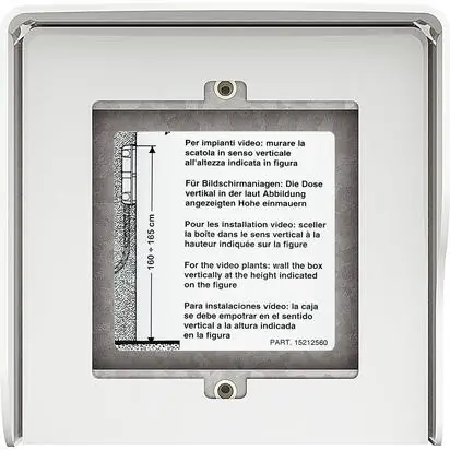 Značkový LEGRAND 350612 BTicino Nástěnná krabice+stříška bílá 1M