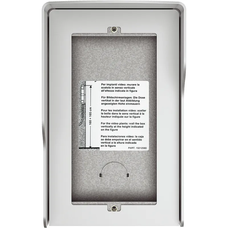 Celosvětová Doprava LEGRAND 350621 BTicino Nástěnná krabice+stříška kov 2M