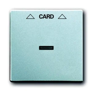 Zlevněný ABB 2CKA001710A3670, FUTURE Kryt spínače kartového, s průz.; AL stříbrná; 1792-83