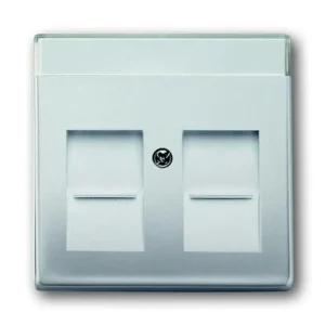 ABB 2CKA001710A3767, FUTURE Kryt zásuvky kom.; ušl.ocel; 1800-866 Trendový