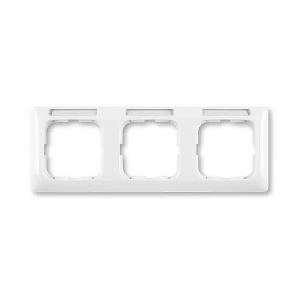 Trendový ABB 2CKA001754A4062, REFLEX SI Rámeček s popisovým polem, trojnásobný, vod. ( 1754-0-4062 ),alpská bílá