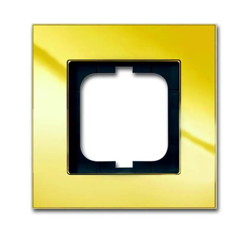 Garance Vrácení Peněz ABB 2CKA001754A4356, SOLO Rámeček jednonásobný; zlacená mosaz; 1721-823-101