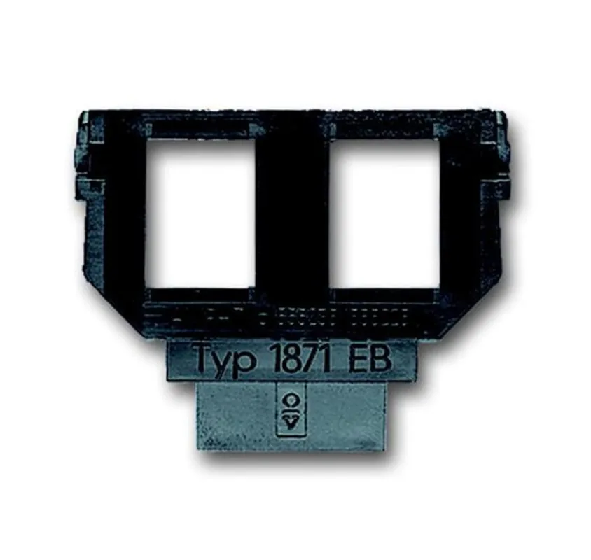 Super Cena ABB 2CKA001764A0273 Maska nosná - 2x 6 či 8pólová zásuvka Modular-Jack ( 1764-0-0273 )