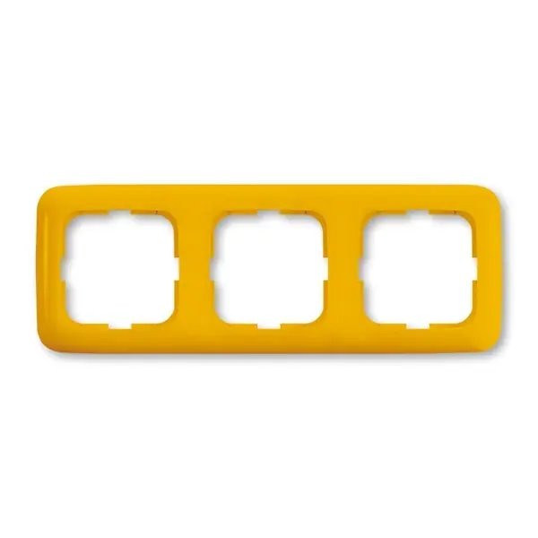 ABB 1725-0-0944 Y, REFLEX SI Rámeček trojnásobný, pro vodorovnou i svislou montáž ,žlutá Dokud Zásoby Vydrží