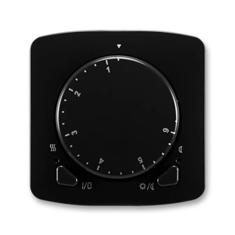 ABB 3292A-A10101 N, TANGO Termostat univerzální otočný; černá Poslední Šance