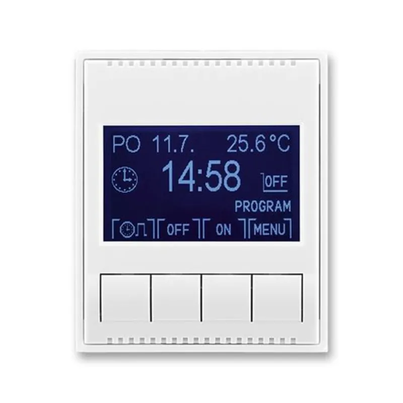 ABB 3292E-A20301 03, ELEMENT Hodiny spínací programovatelné; bílá/bílá Profesionální