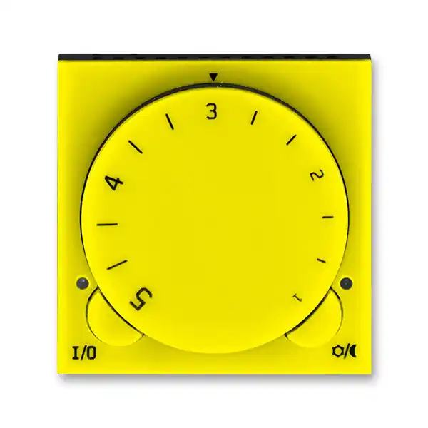 ABB 3292H-A10101 64, LEVIT Termostat univerzální otočný; žlutá/kouřová černá Levný