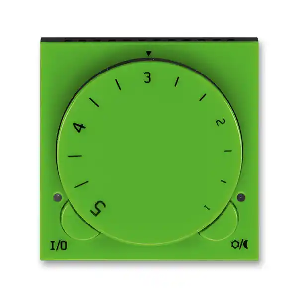 Prémiový ABB 3292H-A10101 67, LEVIT Termostat univerzální otočný; zelená/kouř. černá