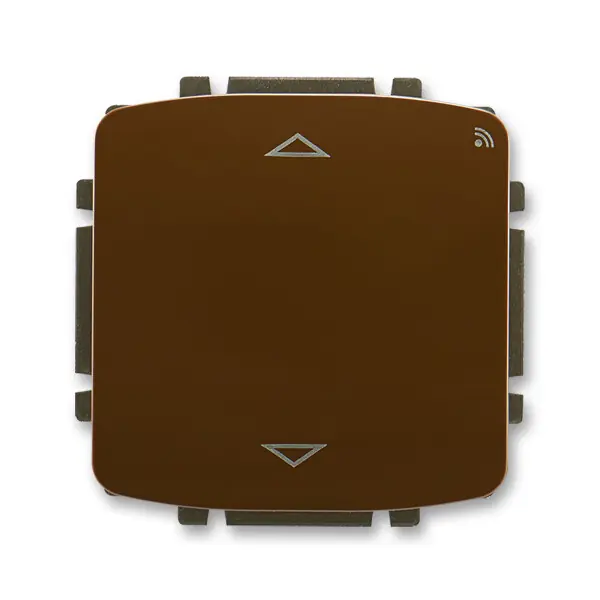 Přímo Od Výrobce ABB 3299A-A33108 H, TANGO Spínač žaluziový s kr.ovl., s př. RF, 868 MHz; hnědá