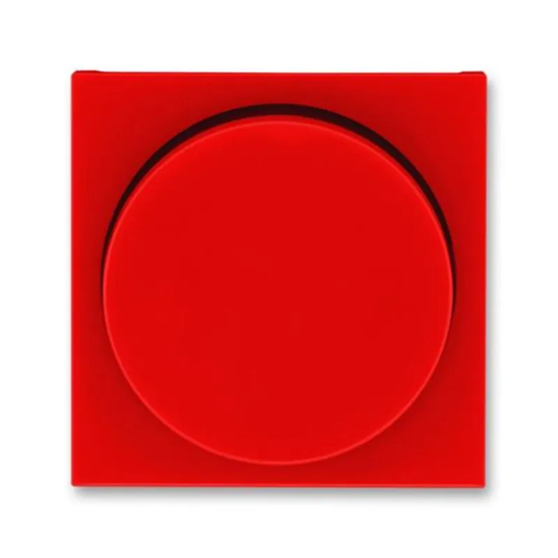 ABB 3294H-A00123 65, LEVIT Kryt stmívače s otočným ovladačem; červená/kouř. černá Akce