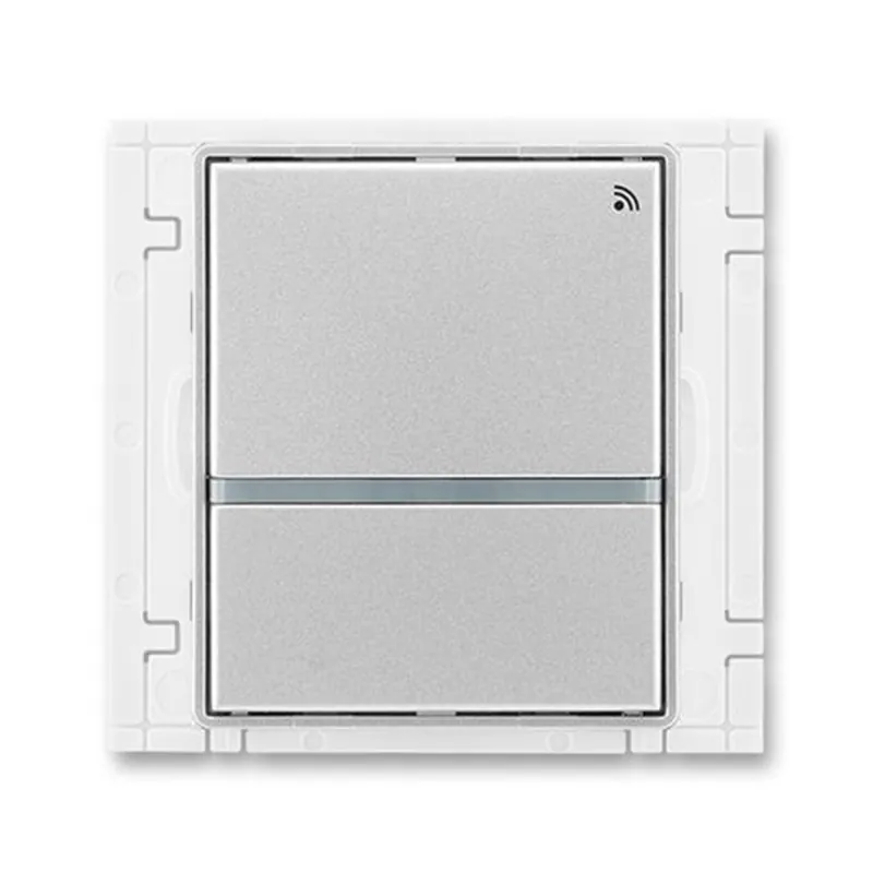 ABB 3299E-A21908 08, TIME Vysílač RF dvojtlačítkový,nást. 868 MHz; titanová Přímo Od Výrobce