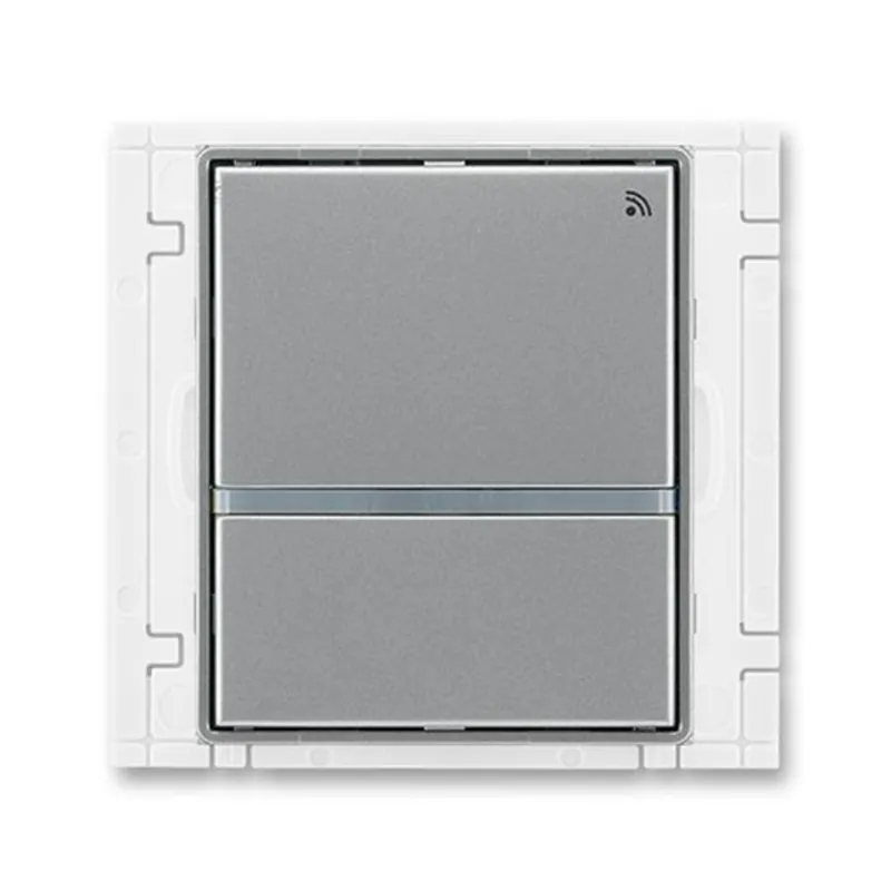 ABB 3299E-A21908 36, TIME Vysílač RF dvojtlačítkový,nást. 868 MHz; ocelová Ruční Výroba