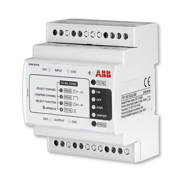 ABB 3299-20418 Vysílač stavu napětí RF, řadový, 868 MHz Ihned K Objednání