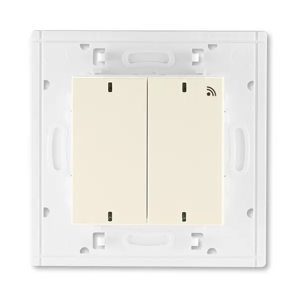 Nejlepší Volba ABB 3299H-A11908 17, LEVIT Vysílač RF dvojnásobný,nást. 868 MHz; sl.kost/bílá