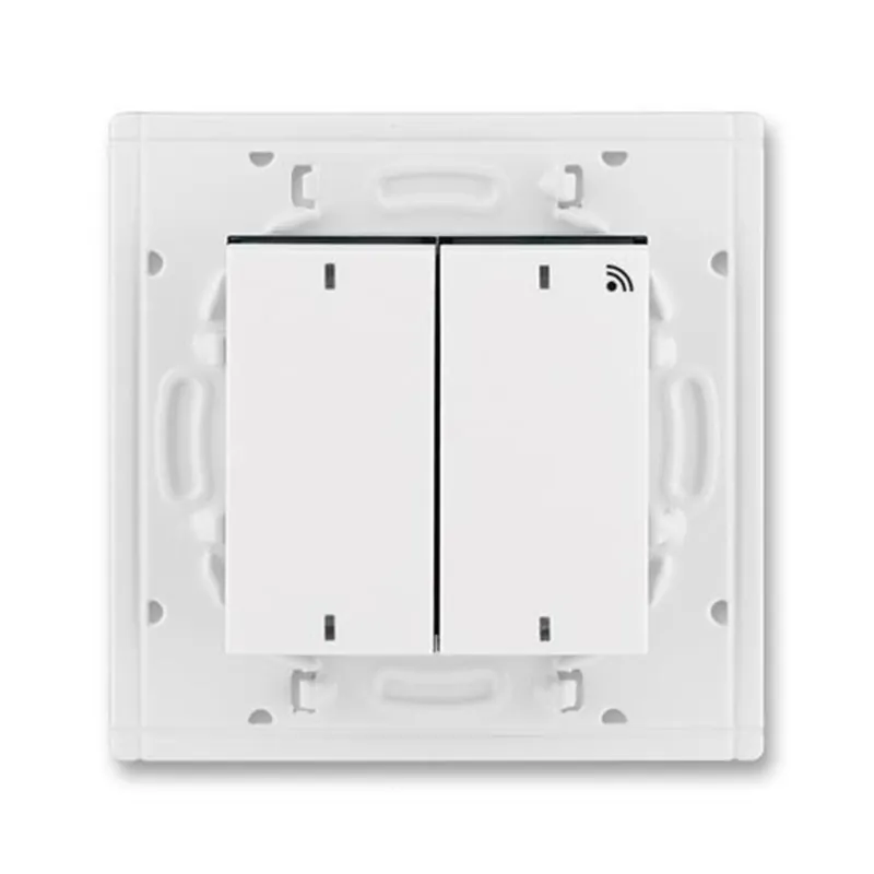 Hit Sezóny ABB 3299H-A11908 62, LEVIT Vysílač RF dvojnásobný,nást. 868 MHz; bílá/kouřová černá