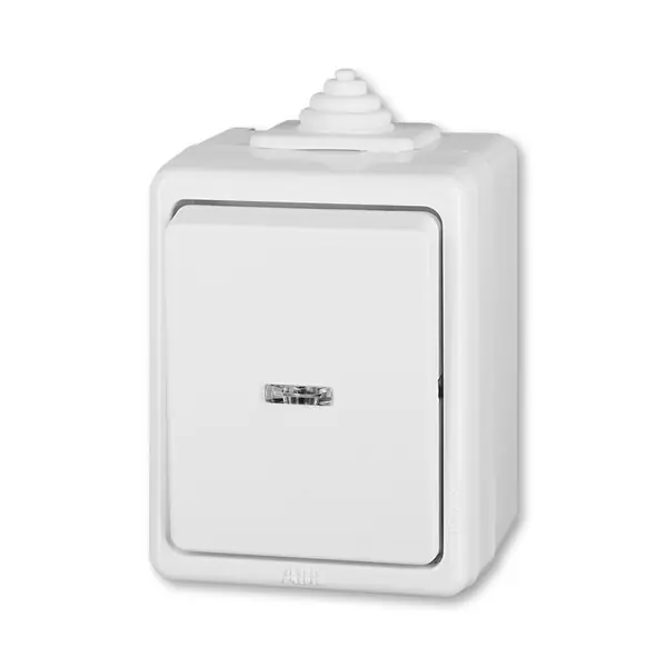 Nejlepší Cena ABB 3553-07921 B PRAKTIK Přepínač křížový, s čirým průzorem, řazení č.7, IP44 ,bílá