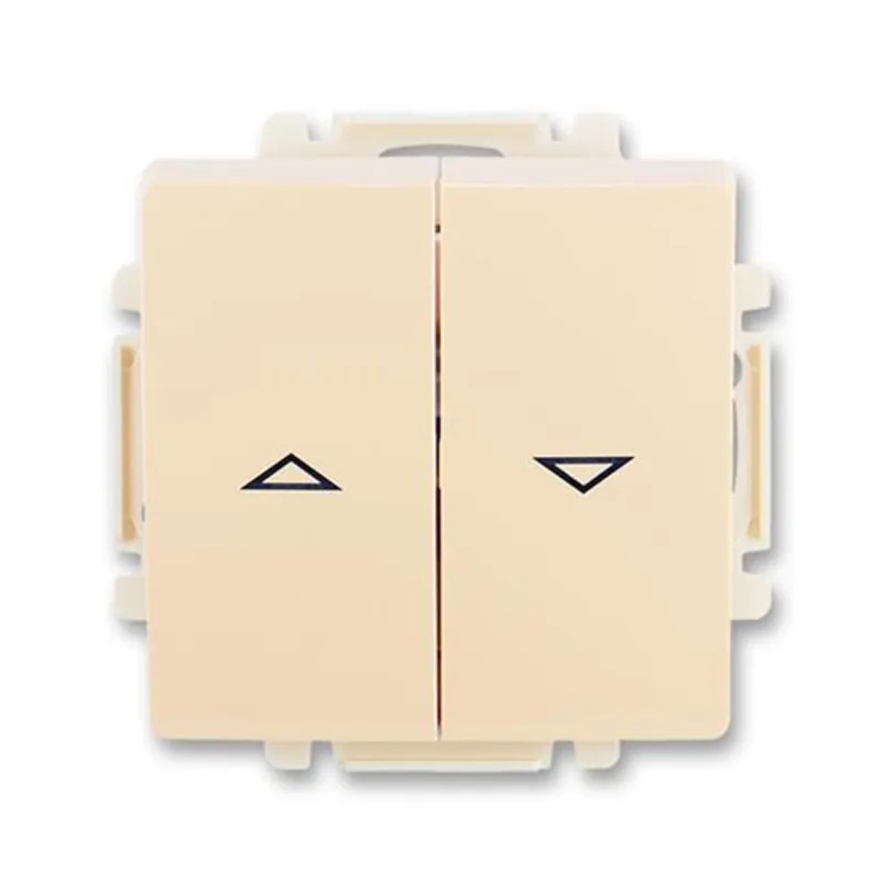 ABB 3557G-A89340 C1, SWING Spínač žaluziový jednopólový, řazení č.1+1 s blok.; krémová Speciální Cena