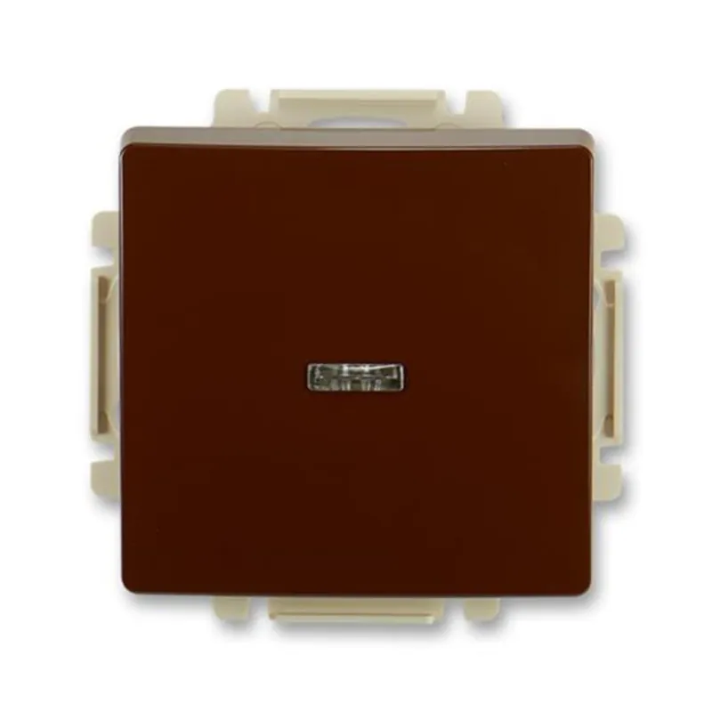 ABB 3557G-A91342 H1, SWING Ovládač tlačítkový zapínací, s průz., řazení č.1/0So, 10/S; hně Originální