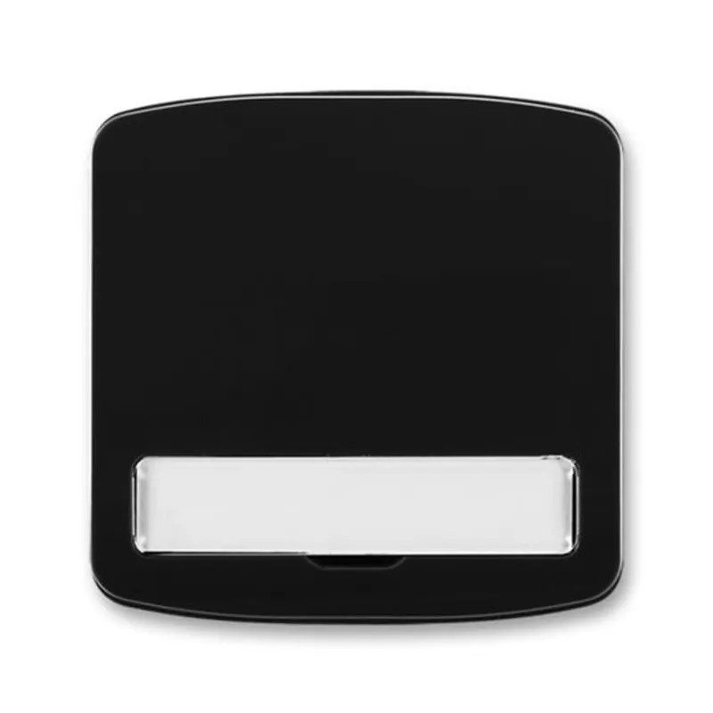 ABB 3558A-A00620 N, TANGO Kryt spínače jed., s pop.pol.; černá Hromadná Objednávka