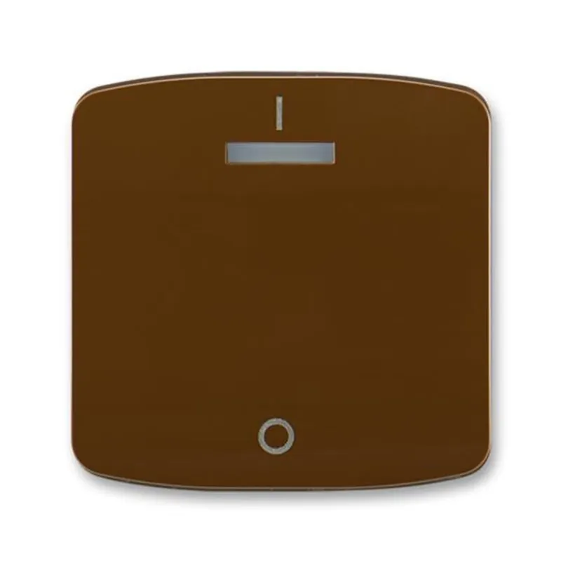 Moderní ABB 3558A-A655 H, TANGO Kryt spínače jed., s průz., pro řaz. 2S; hnědá