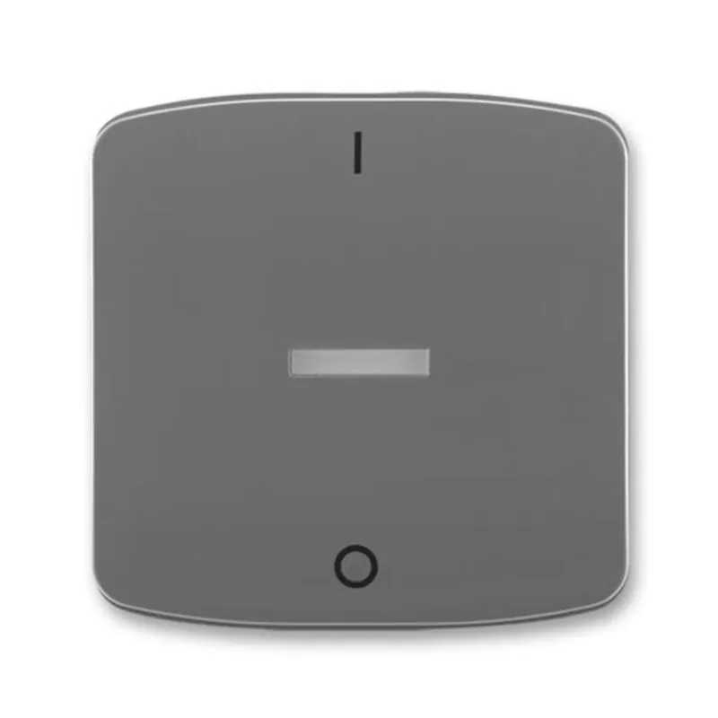 ABB 3558A-A655 S2, TANGO Kryt spínače jed., s průz., pro řaz. 2S; kouřová šedá Limitovaná Edice