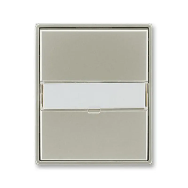 ABB 3558E-A00610 32, TIME Kryt spínače jed., s pop.polem, s průz.; starostříbrná Speciální Cena