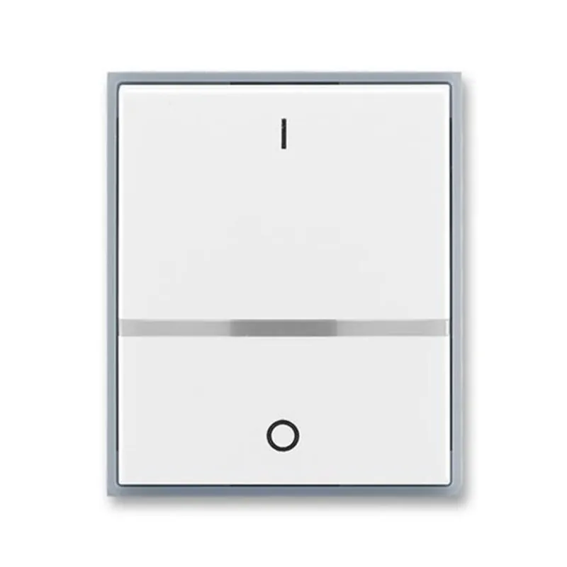 Akční Cena ABB 3558E-A00655 04, ELEMENT Kryt spínače jed., s průz., pro řaz. 2S; bílá/ledová šedá