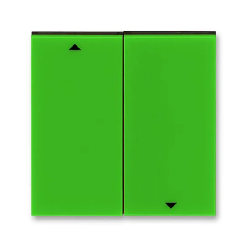 ABB 3559H-A00662 67, LEVIT Kryt spínače žal., dělený, s pot.; zelená/kouř. černá Objednat Nyní