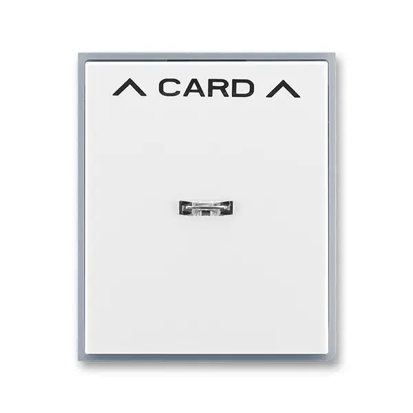 ABB 3559E-A00700 04, ELEMENT Kryt spínače kartového, s průz.; bílá/ledová šedá Horká Nabídka