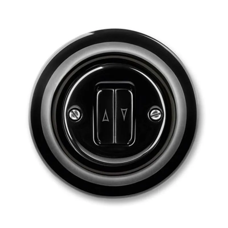 Bezpečná Platba ABB 3559K-C88345 N, DECENTO Ovládač žaluziový; černá-porcelán