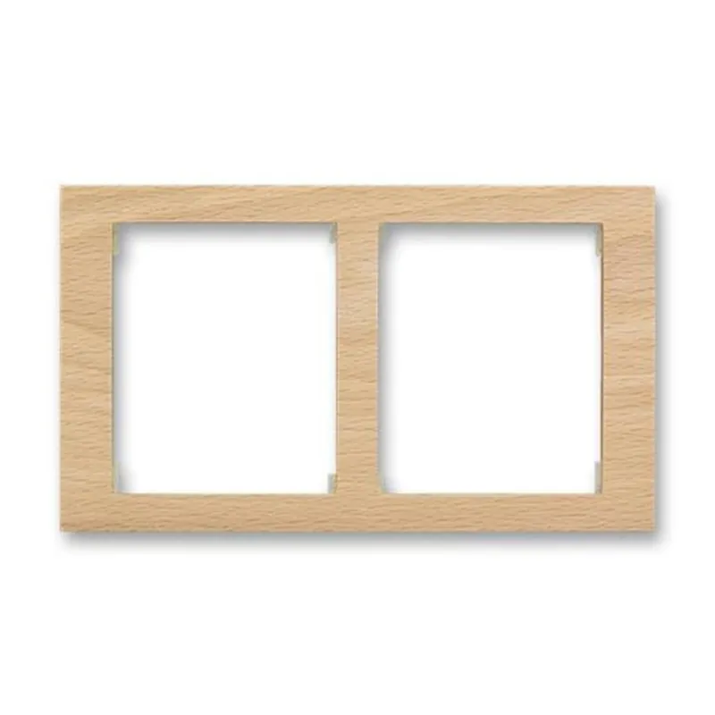 Autentický ABB 3901F-A50120 50J, TIME Rámeček dvojnásobný, vod.; přírodní javor