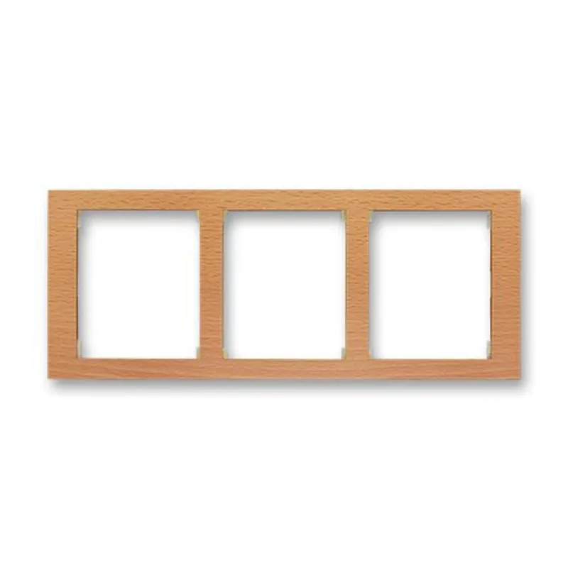 ABB 3901F-A50130 51J, TIME Rámeček trojnásobný, vod.; olše Finální Výprodej