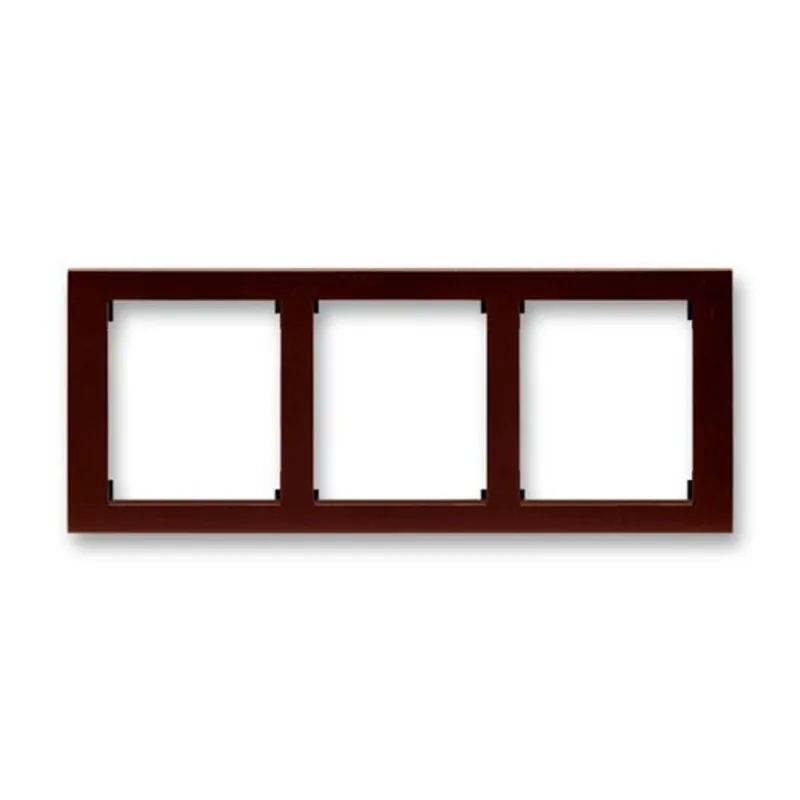 ABB 3901F-A50130 54J, TIME Rámeček trojnásobný, vod.; wenge Hromadná Objednávka