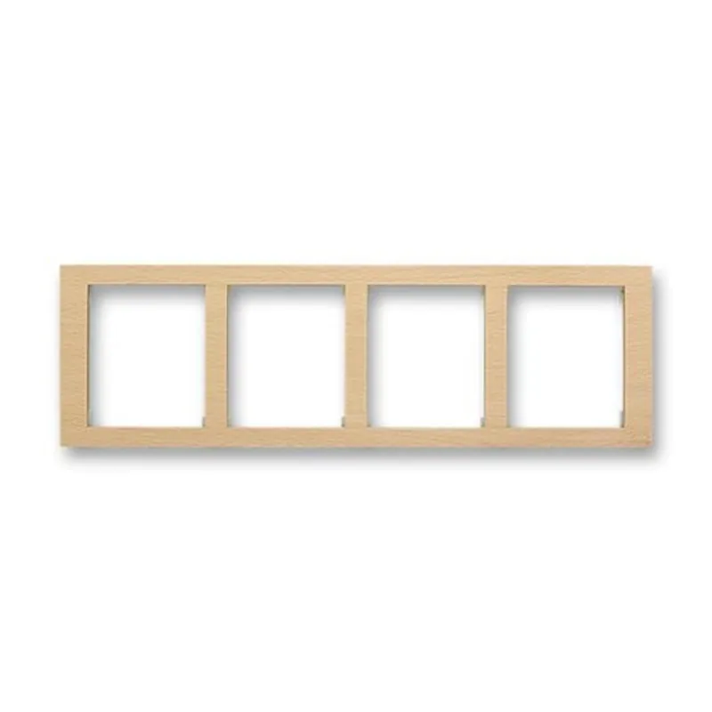 Luxusní ABB 3901F-A50140 50J, TIME Rámeček čtyřnásobný, vod.; přírodní javor