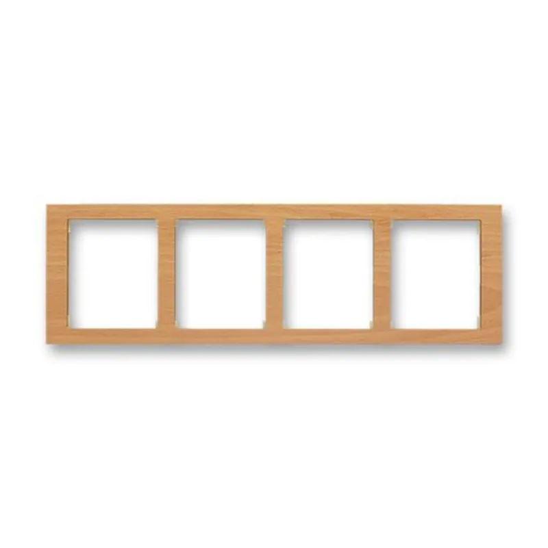 ABB 3901F-A50140 51J, TIME Rámeček čtyřnásobný, vod.; olše Profesionální