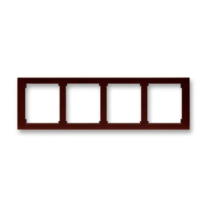 Finální Výprodej ABB 3901F-A50140 54J, TIME Rámeček čtyřnásobný, vod.; wenge